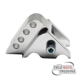 Silver CNC Shock Extension 4 Hole for Minarelli Vertical.